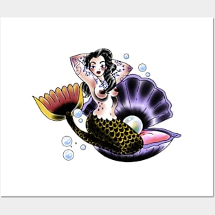 Vixen Mermaid Posters and Art